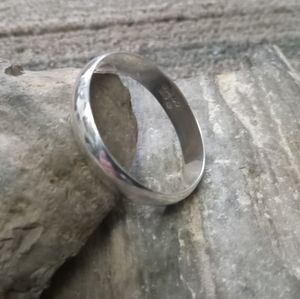 925 silver wedding band